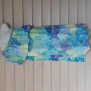 NWT Tori Richard dress hawaii something fishy print size large